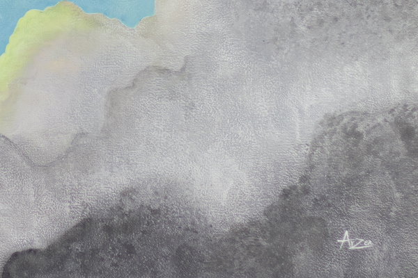Großzügig aufgetragene Farben