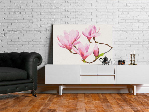 Malen nach Zahlen für Erwachsene 'Floral Twig'