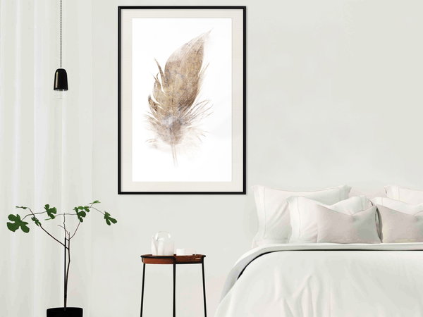 Poster 'Lost Feather (Beige)'
