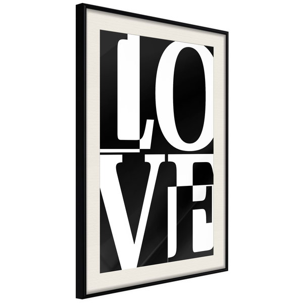 Poster 'Black and White Love'