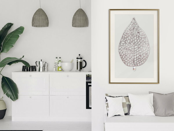 Poster 'Leaf-Shaped Pendant'
