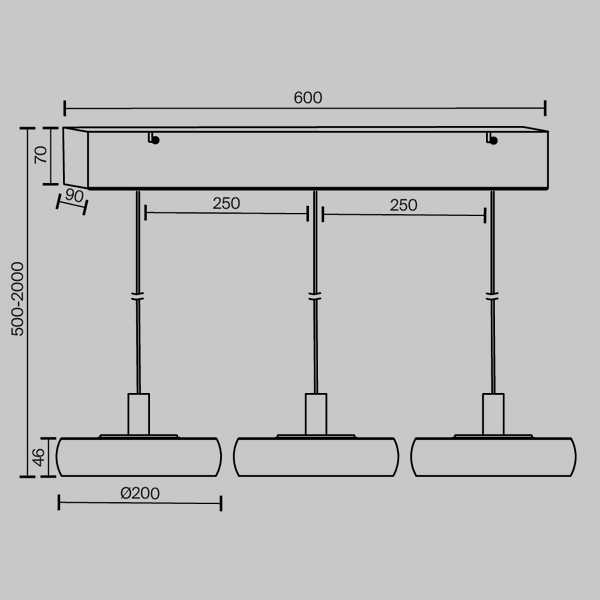 Lampa Wisząca 'Float 2'