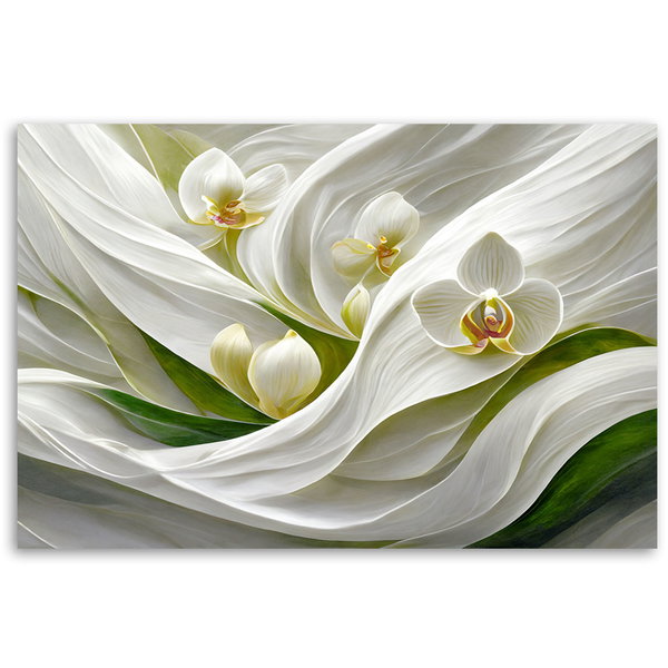 Kunstdruck auf Leinwand 'Orchid Elegance'
