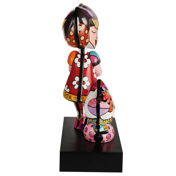 Porcelain figure 'My Lovely Friend' by Romero Britto 7x19x16 inches
