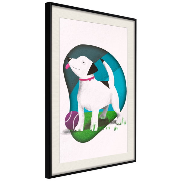 Poster 'Dog and Ball'