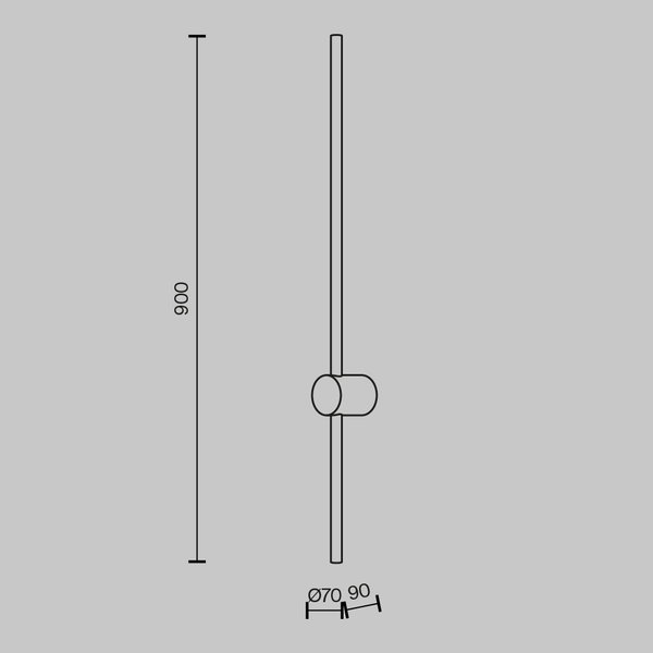 Wandlamp 'Light Stick 2'