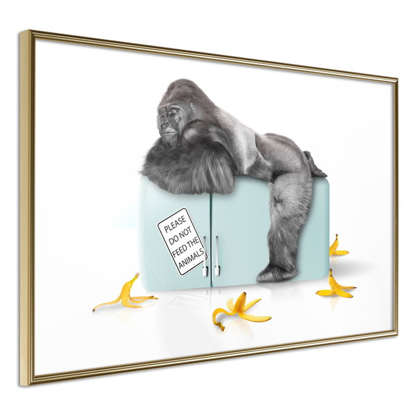 Poster 'Hungry Gorilla'