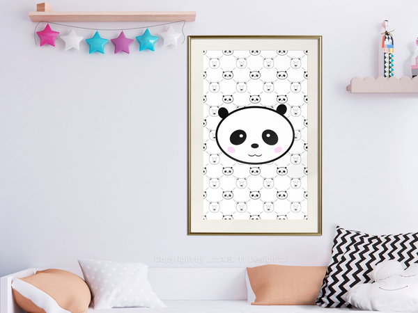 Poster 'Pandas and Bears'