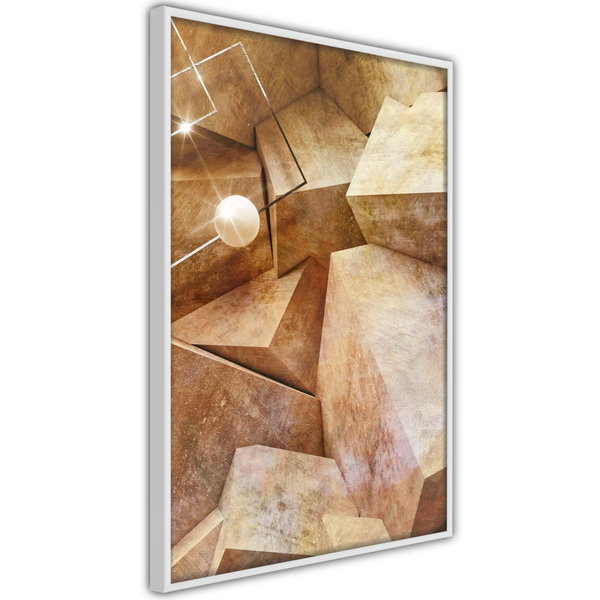 Poster 'Cubic Rocks'