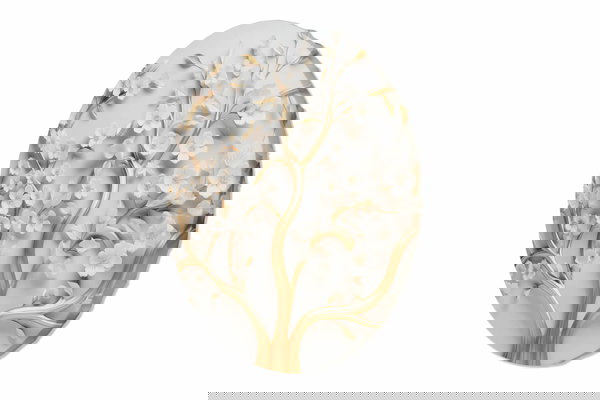 Tableau rond 'Lakeside Bliss'