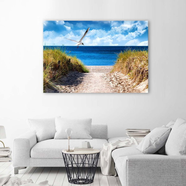 Kunstdruck auf Leinwand 'Gull Flight'