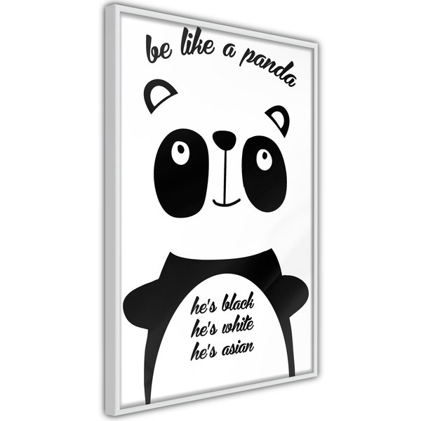 Poster 'Be Like a Panda'