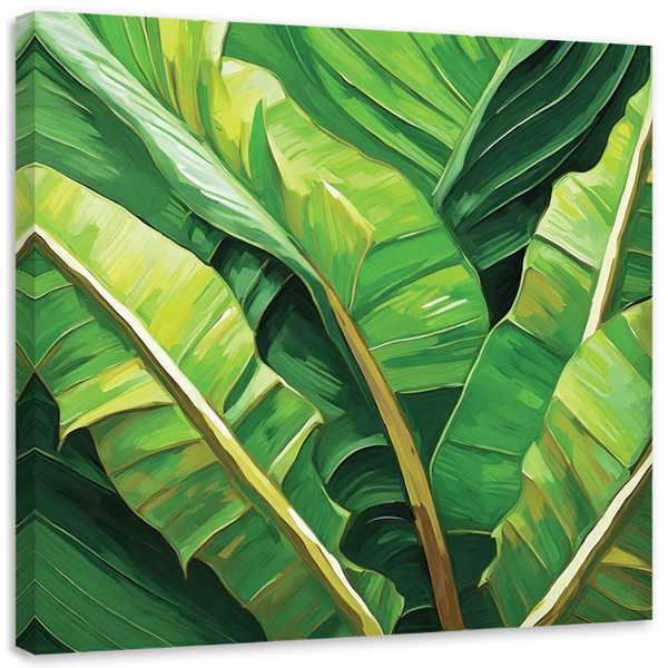Kunstdruck auf Leinwand 'Tropical Lush'
