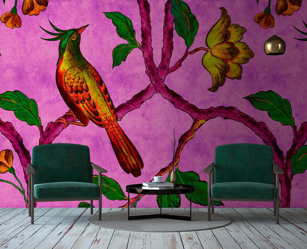 Tapete 'Bird of Paradise 2' 400x270cm