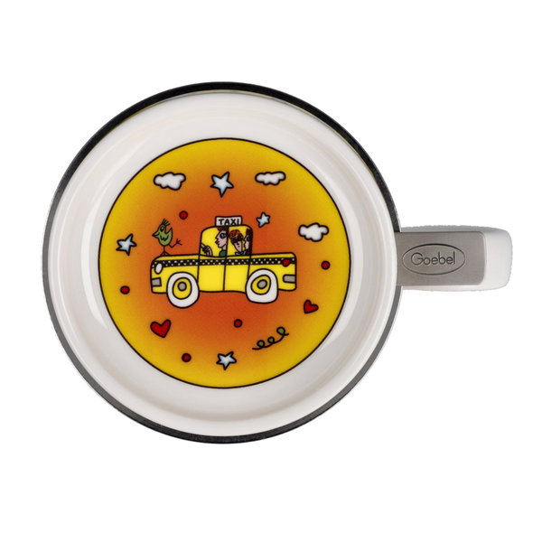 Goebel Tea Mug with Infuser and Lid 'Around Traffic'