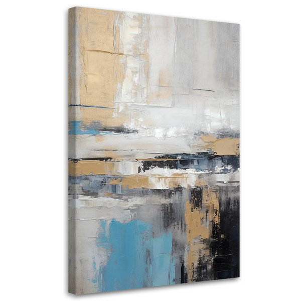 Canvas Poster 'Textured Serenity 1'