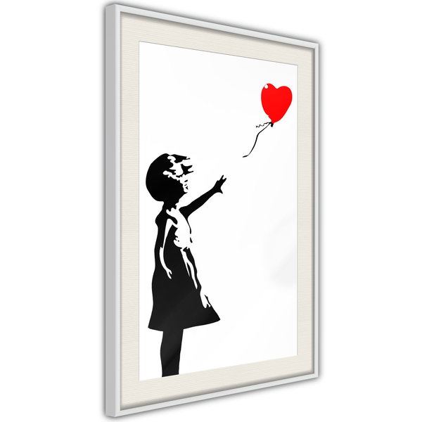 Poster 'Little Girl with a Balloon'