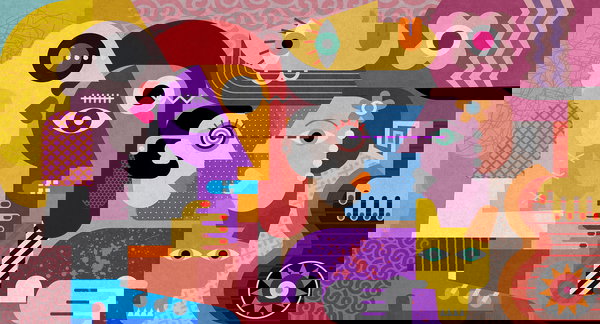 Tapeta 'Couples 1' 500x270cm