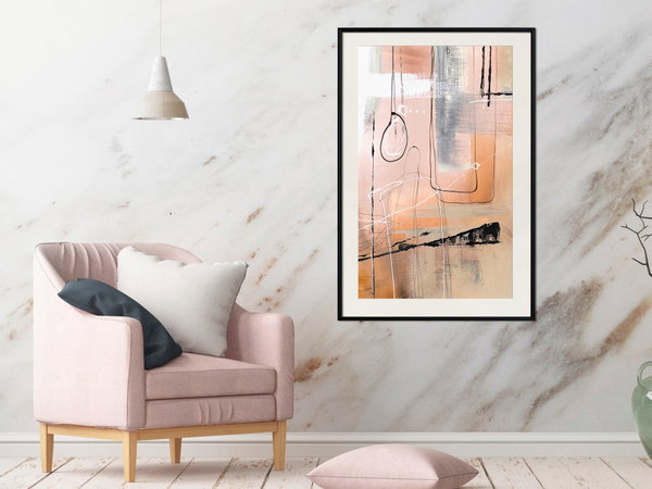Poster 'Pastel Abstraction'