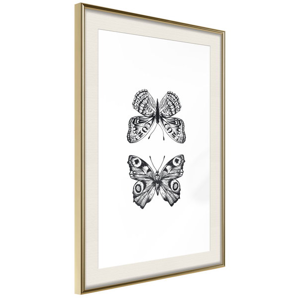 Poster 'Two Butterflies'