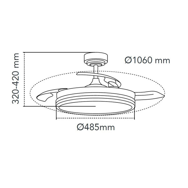 Deckenventilator 'Supereco SB1'