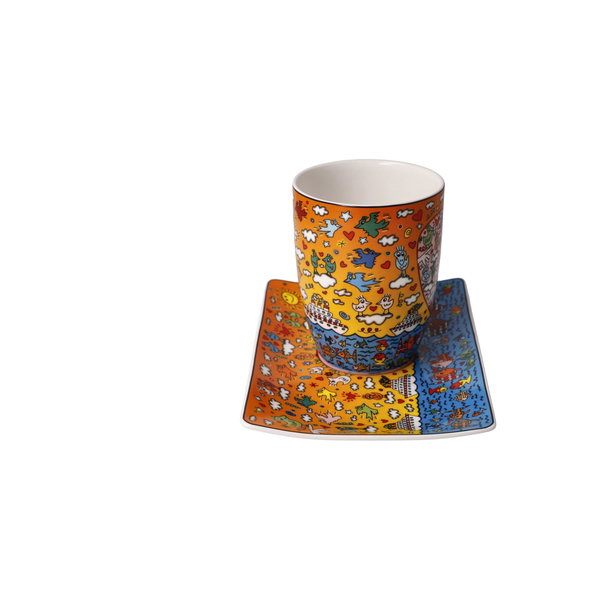 Goebel Becher mit Untertasse 'Romance of Sea'
