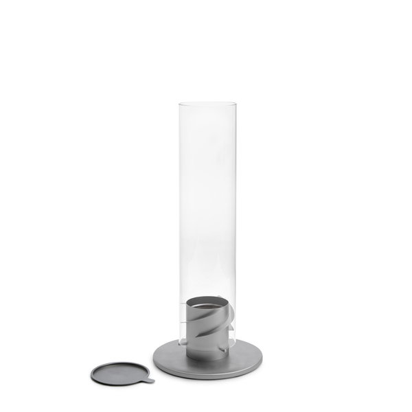 SPIN 120 Tischfeuer grau | Outdoor &amp; Indoor