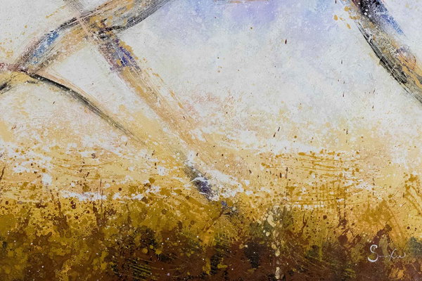 Pintura aplicada con generosidad