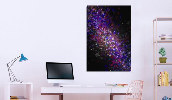 Kunstdruck auf Leinwand 'In the Space Vertical'