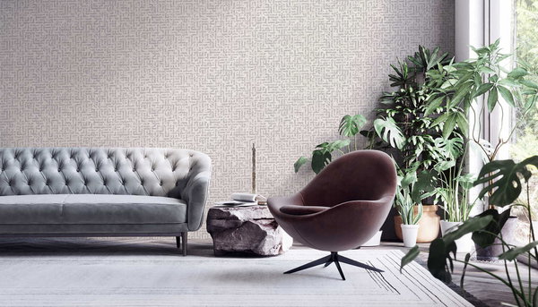 Tapete 'Expressive Maze' 53x1005cm