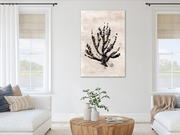 Kunstdruck auf Leinwand 'Sea Plant Vertical'