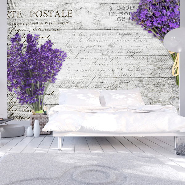 Papel pintado 'Lavender postcard'