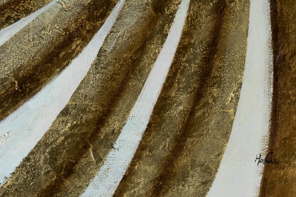 Großzügig aufgetragene Farben