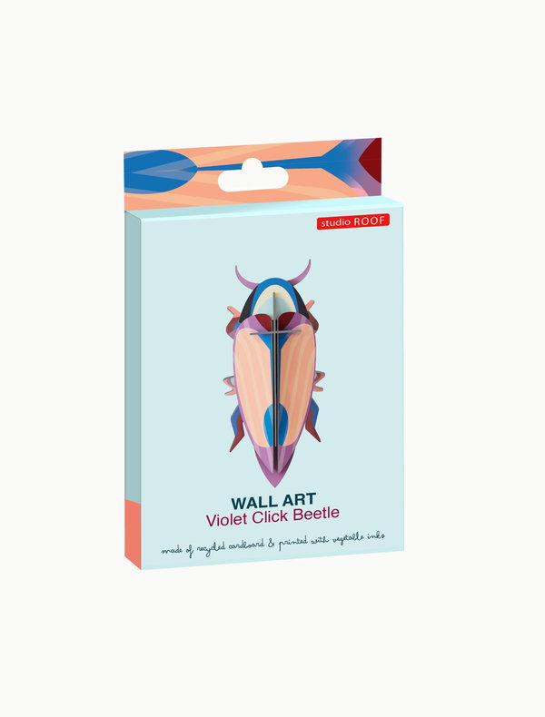 Wanddeko Papier 'Eleganter Käfer'