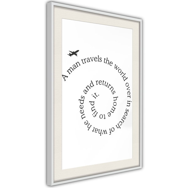 Poster 'Travel Broadens the Mind'