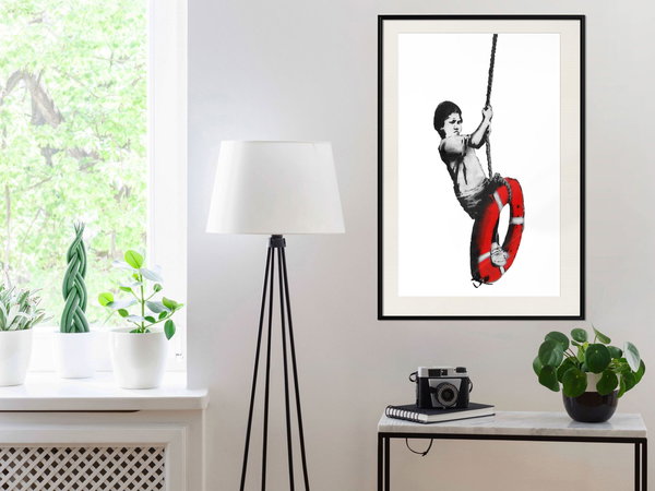 Poster 'Banksy: Boy on Rope'