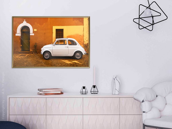 Poster 'White Car'