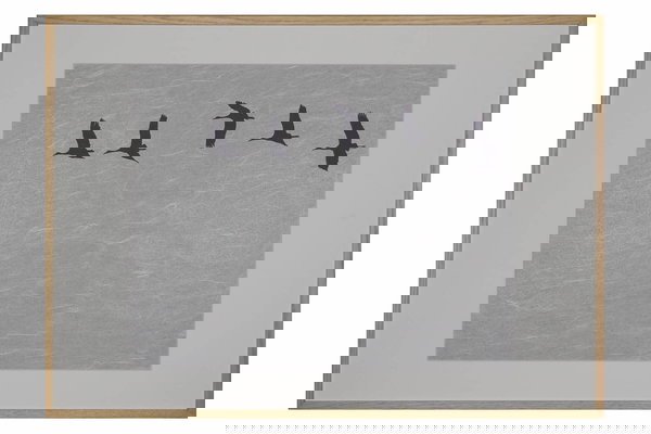 Papieren kunst 'Crane Flight' SIZE2D!cm