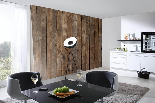 Tapete 'Old Oak Floor' 600x250cm