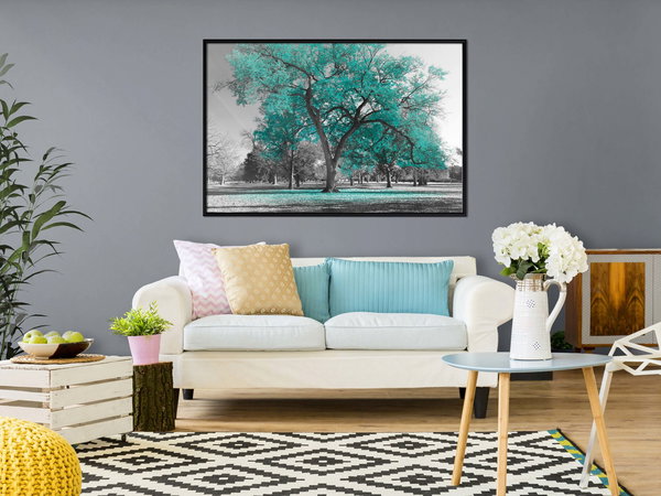 Poster 'Teal Tree'