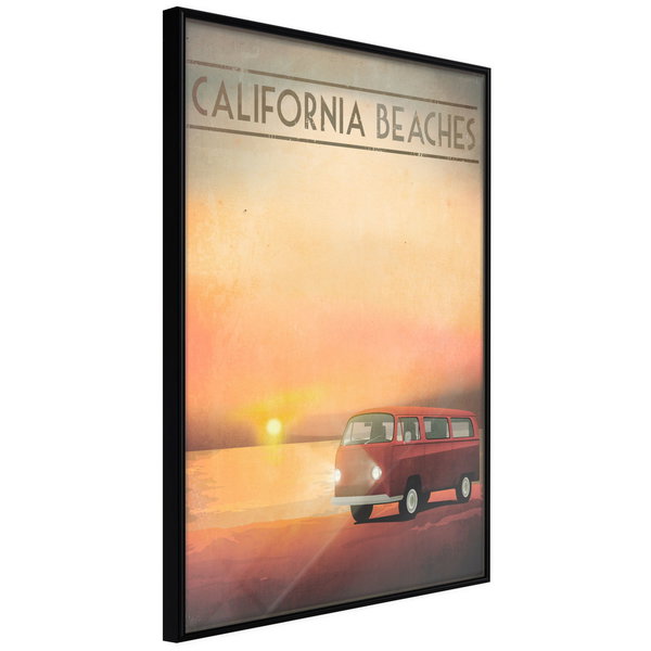 Poster 'California Beaches'
