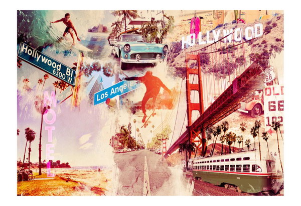 Tapete 'Hollywood, Miami, Los Angeles...'