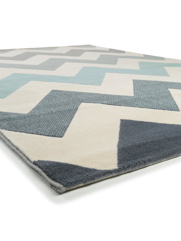 Design Teppich Dessert Blau