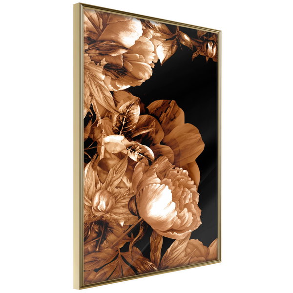 Poster 'Summer Flowers in Sepia'