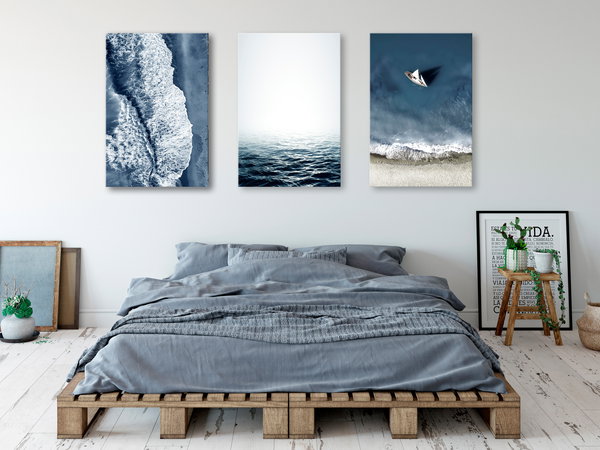 Kunstdruck auf Leinwand 'Seascape (Collection)'