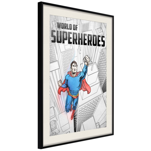 Poster 'World of Superheroes'