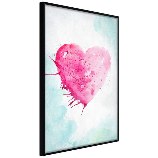 Poster 'Watercolour Heart'