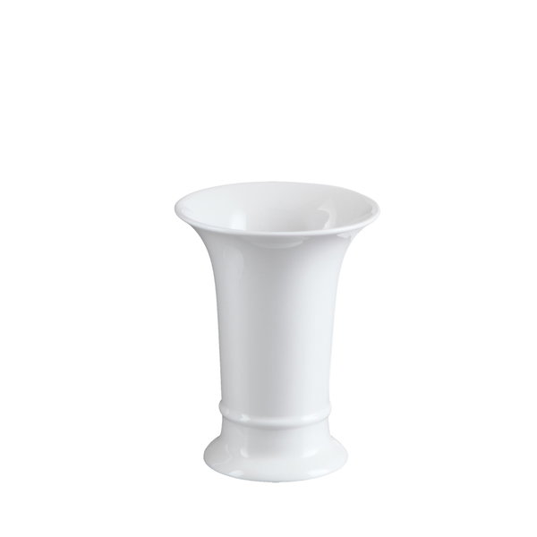 Porcelain vase 'Graceful Flare Trumpet' by Goebel 4x4x4 inches