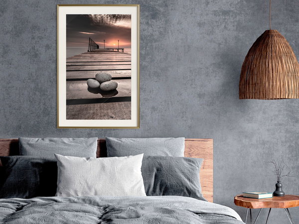 Poster 'Stones on the Pier'