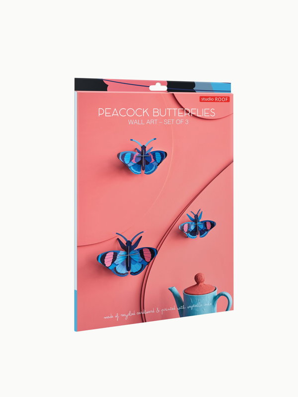 Wanddeko Papier 'Azur-Flug-Trio'